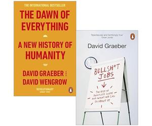 David Graeber 2 Books Collection Set (The Dawn of Everything & Bullshit Jobs)