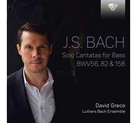 David Greco - J.S. Bach Solo Cantatas for Bass BWV56 82 158 - CD - G3z