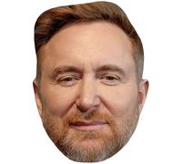 David Guetta (Beard) Big Head. Masque plus grand que nature.