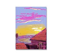 David Hockney exposition Art affiches abstrait paysage jardin toile peinture mur Art photos pour chambre décor à la maison 70x90 cm sans cadre