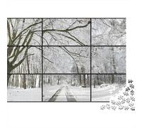 David Hockney Puzzle Impossible Peinture, Puzzles en Bois Tableaux célèbres du Monde, Casse-tête Museums, Jeux D'adresse pour Toute La Famille, Cadeau pour Les Amis Ou Les Amants 1000 Pcs