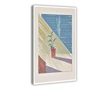 David-Hockneys Poster - The Sun, From-Weather Series - Poster sur toile - Décoration murale pour salon, chambre à coucher - Style cadre - 40 x 60 cm