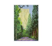 David-Hockneys Poster Yosemite II, 16 octobre 2011 - Impression sur toile - Décoration pour chambre à coucher, bureau, chambre - Cadeau - Sans cadre - 30 x 45 cm