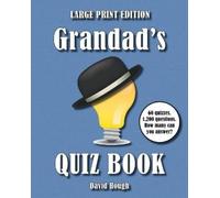 David Hough Grandad's Quiz Book (LARGE PRINT EDITION) (Poche)