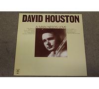 DAVID HOUSTON - DAVID HOUSTON a man needs love EPIC 33350 (LP vinyl record)