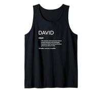 David is The Best Funny Name Definition Dave David Débardeur