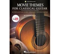 Thèmes de films guitare classique – 20 arrangements pour guitare solo – Livre/Audio en ligne