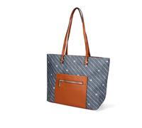 David Jones Cabas bleu / cognac / blanc, Taille One Size