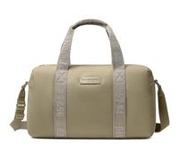 David Jones - Grand Sac Polochon Sac Voyage Weekend Fourre-Tout Cuir, Gris