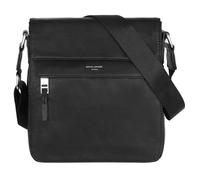 David Jones - Grande Sacoche Bandoulière Style Cuir Homme Cuir PU Homme - Noir