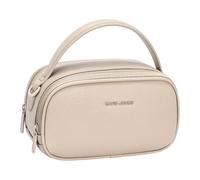 David Jones Paris - Mini sac à main Femme - Mini sac bandoulière Similicuir - Pochette - Taille Mini - Double Compartiments - Classique chic Tendance Mode (SIMPLY TAUPE)