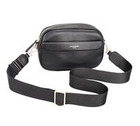 David Jones Paris - Pochette Bandoulière - Sac porté travers - Porté épaule - Taille Mini - Matière Synthétique - Pratique Ville Chic Voyage Classique (Black)