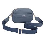 David Jones Paris - Pochette Bandoulière - Sac porté travers - Porté épaule - Taille Mini - Matière Synthétique - Pratique Ville Chic Voyage Classique (Bering Sea)