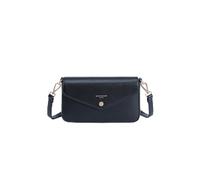 David Jones Paris - Pochette Femme - Sac porté travers - Similicuir - Taille Petit - Accesoire Pratique - Evenement Soirée Sortir Ville Mode Tendance Légère Bandoulière (BLACK)