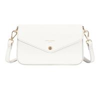 David Jones Paris - Pochette Femme - Sac porté travers - Similicuir - Taille Petite - Accesoire Pratique - Evenement Soirée Sortir Ville Mode Tendance Légère Bandoulière (Coconut Cream)
