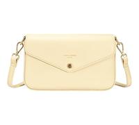 David Jones Paris - Pochette Femme - Sac porté travers - Similicuir - Taille Petite - Accesoire Pratique - Evenement Soirée Sortir Ville Mode Tendance Légère Bandoulière (Misted Yellow)