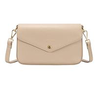 David Jones Paris - Pochette Femme - Sac porté travers - Similicuir - Taille Petite - Accesoire Pratique - Evenement Soirée Sortir Ville Mode Tendance Légère Bandoulière (Oxford Tan)
