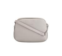 David Jones Paris - Pochette porté travers Femme - Sac Bandoulière Similicuir - 3 compartiments - Taille Moyenne - Ville Voyage Sortie weekend Elégant Chic Tendance Mode (GREY)