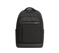 David Jones Paris - Sac à dos Ordinateur Portable Cabine Avion - Format A4 - Double Compartiment - Ville Travail Voyage Scolaire Ecole Pratique Unisexe (BLACK)