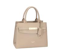 David Jones Paris - Sac à main Femme - Porté main - Similicuir PU - Taille Moyenne - Bijouterie Dorée - Chic Elégant Ville Classique (WARM TAUPE)