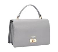 David Jones Paris - Sac à main Femme Similicuir Ville - Sac porté main 3 compartiments - Taille Moyenne - Pratique Chic Classique (Steel Grey)
