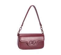 David Jones Paris - Sac à main Femme Ville - Porté main Similicuir - Taille Petite - Soirée Chic Elégant Evènements - Couleur Rouge