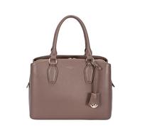 David Jones Paris - Sac à main Femme Ville - Sac porté main Similicuir - 3 Compartiments - Taille Moyenne - Pratique Elégant Chic Grande Capacité Classique (Bitter Chocolate)