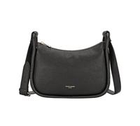 David Jones Paris - Sac Bandoulière Femme - Sacoche - Sac porté travers Similicuir - Taille Moyenne - Ville Voyage Travail Chic Classique, BLACK