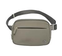 David Jones Paris - Sac Ceinture Unisexe - Sac porté Travers Matière Synthétique - Taille Petite - Multi Poches - Ville Voyage Travail Pratique Classique (Khaki)