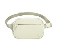 David Jones Paris - Sac Ceinture Unisexe - Sac porté Travers Matière Synthétique - Taille Petite - Multi Poches - Ville Voyage Travail Pratique Classique (Fair Green)