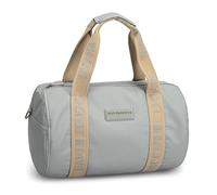 David Jones Paris - Sac polochon Femme Homme en Similicuir grainé - Grand Format Cabine avec bandoulière - Sac Sport, Week-End ou Ville (Light Blue)