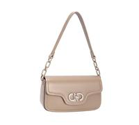 David Jones Paris - Sac porté épaule Ville Femme - Sac à main soirée Similicuir - Taille Petite - Chic Elégant Classique (Warm Taupe)