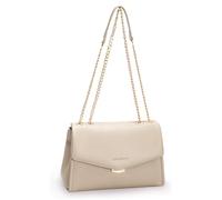 David Jones Paris - Sac porté épaule Ville - porté travers - Similicuir PU - Chaîne Dorée - Double Compartiment - Taille Moyenne - Pratique Chic Elégant Classique Urbain (Oxford Tan)