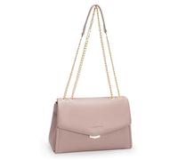 David Jones Paris - Sac porté épaule Ville - porté travers - Similicuir PU - Chaîne Dorée - Double Compartiment - Taille Moyenne - Pratique Chic Elégant Classique Urbain (Adobe Rose)