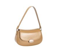 David Jones - Sac à main Femme Ville - Sac porté travers Similicuir lisse - Taille Petite - Chic Elégant Soirée (Camel)