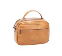 David Jones - Pochette Bandoulière, Porté Main Femme Ville - Sacoche Sac porté travers Similicuir - Double Compartiment - Taille Moyenne - Pratique Chic Classique Voyage Travail (L.Brown)