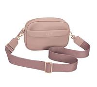 David Jones - Pochette Bandoulière - Sac porté travers - Porté épaule - Taille Mini - Matière Synthétique - Pratique Ville Chic Voyage Classique (Adobe Rose)