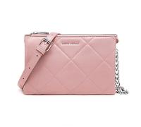 David Jones - Pochette Soirée Matelassé - Petit Sac Bandoulière Cuir PU Femme - Rose