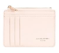 David Jones Porte Cartes Femme, Similicuir PU, 8 Emplacement, Poche Zippée Monnaie, Format Compact, Ville Chic Pratique Taille Petite (Scallop Shell)