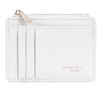 David Jones Porte Cartes Femme, Similicuir PU, 8 Emplacement, Poche Zippée Monnaie, Format Compact, Ville Chic Pratique Taille Petite (Cloud Celadon)