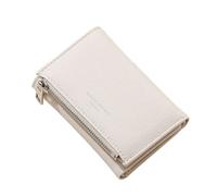 David Jones - Porte-Monnaie Femme Simili Cuir - Porte-Cartes Petit Portefeuille Cuir synthétique PU - Poche à Billets et Pièces - Beige