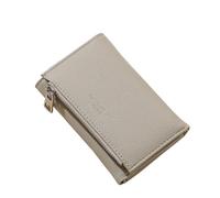 David Jones - Porte-Monnaie Femme Simili Cuir - Porte-Cartes Petit Portefeuille Cuir synthétique PU - Poche à Billets Pièces - Gris