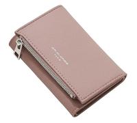 David Jones - Porte-Monnaie Femme Simili Cuir - Porte-Cartes Petit Portefeuille Cuir synthétique PU - Poche à Billets et Pièces - Rose