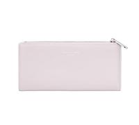 David Jones Portefeuille Long Femme, Similicuir, 11 emplacements Cartes, 3 Compartiments Billets, Poche Zippée Monnaie, Grande Capacité (Snow Lilac)