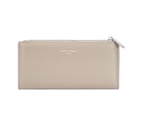 David Jones Portefeuille Long Femme, Similicuir, 11 emplacements Cartes, 3 Compartiments Billets, Poche Zippée Monnaie, Grande Capacité (Oxford Tan)