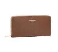 David Jones Portefeuille Long Femme, Similicuir, 3 Compartiments Billets, Poche Intérieure Zippée, Plusieurs emplacements Cartes (Red Mud)