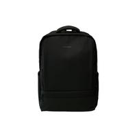 David Jones - Sac à Dos Homme Imperméable A4 - Sac Travail Étudiant Voyage - Compartiment Ordinateur Portable - Poches Multiples - Taille Grande (Black)