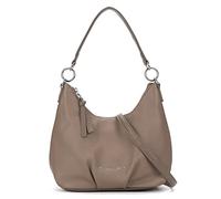 David Jones - Sac à Main Bandoulière Porté Epaule Femme - Sac Banane Simili Cuir PU Porté Croisé Travers - Besace Anse Poignée - Sacoche Souple Ville Mode Tendance Elegant - Beige Taupe