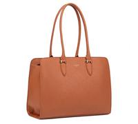 David Jones - Sac à Main Cabas Fourre-Tout Femme Grande Taille XL - Sac Porté Epaule Cours Lycée Travail Business Format A4 - Simili Cuir PU Anse Longue - Shopper Sacoche Ordinateur - Marron Cognac
