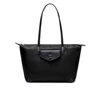 David Jones - Sac à Main Cabas Nylon Femme - Fourre-Tout Shopping Souple Grande Capacité - Shopper Tote Porté Epaule Bandoulière - Elégant Travail Ville Voyage Mode Original Tendance - Noir